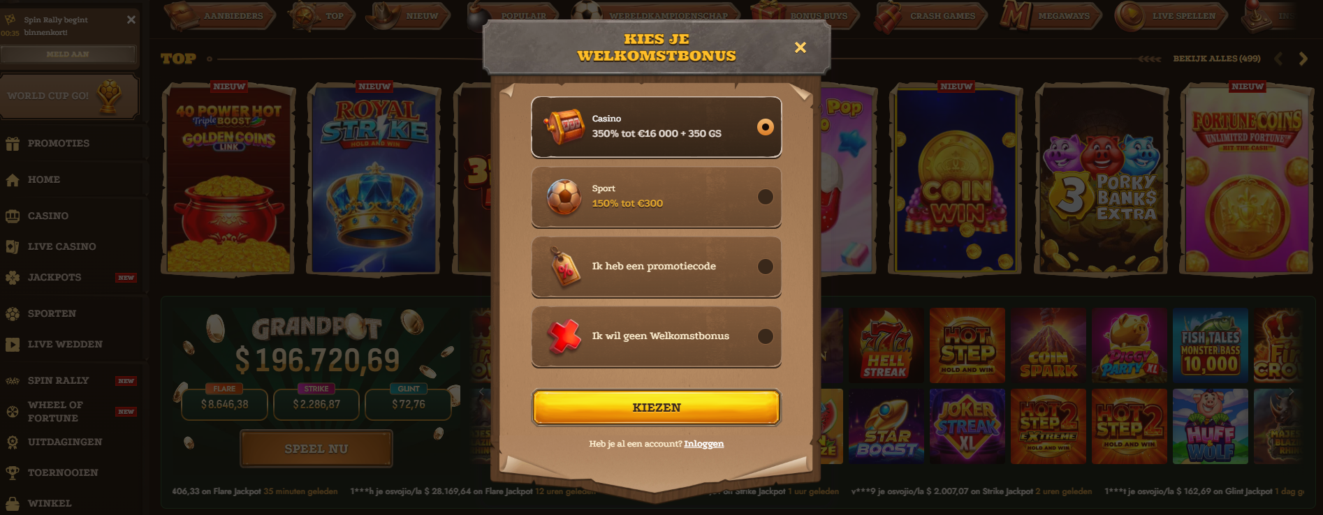 lizaro casino inloggin